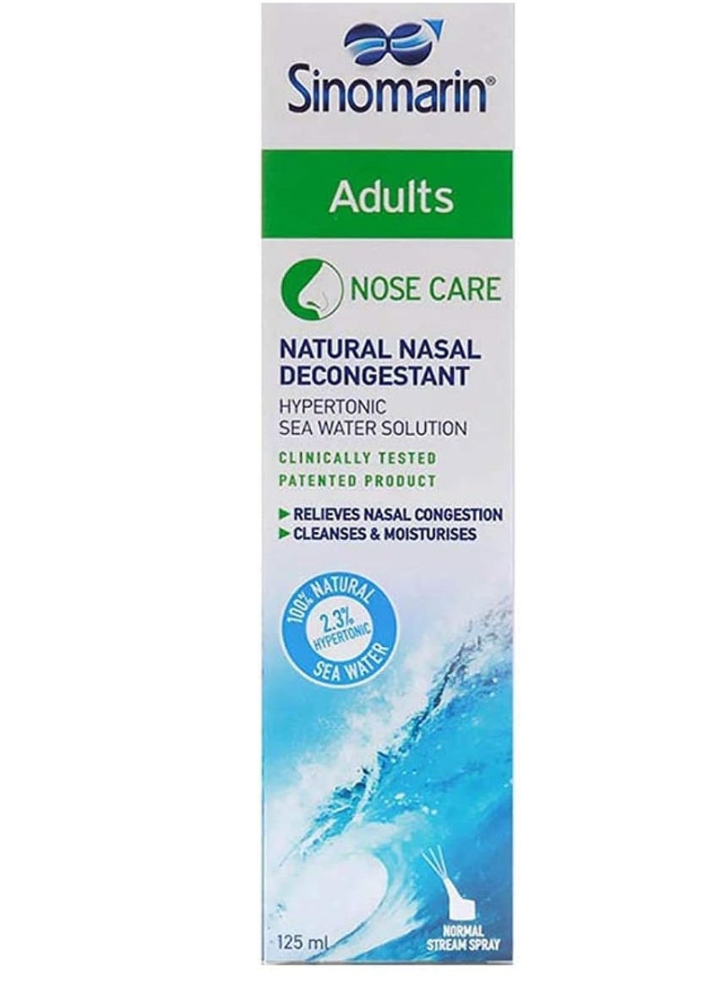 Sinomarin Adult Nasal Spray 125ml 
