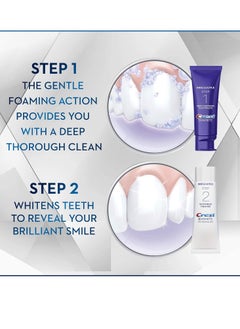 Crest Crest 3D White Brilliance 2 Step Kit, Deep Clean Toothpaste (4oz) + Teeth Whitening Gel (2.3oz)  - Image 5