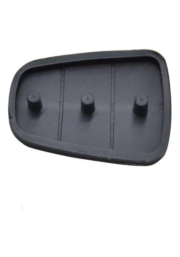 QASULER Replacement Rubber Pad 3 Buttons Car Key Fob Shell - Image 4