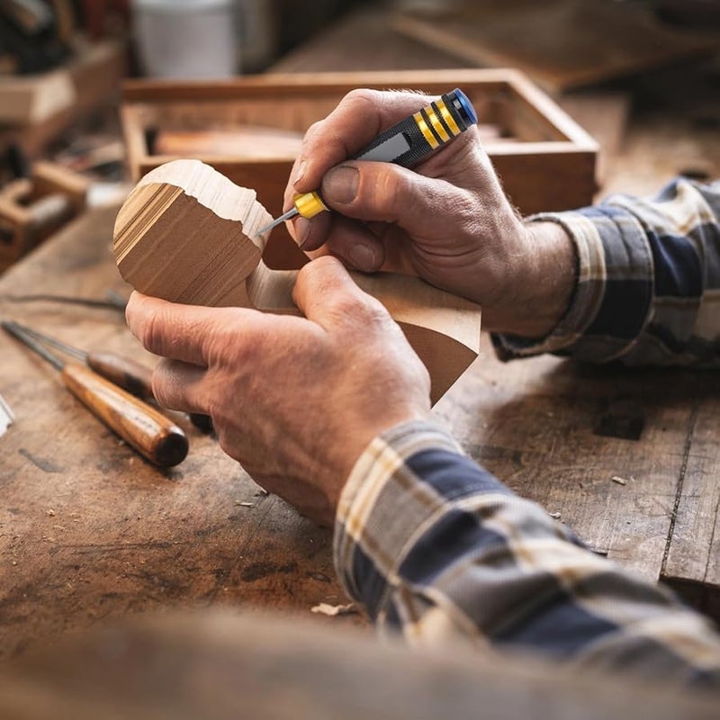 7 في 1 نموذج سكريبر بمقبض ألومنيوم و7 شفرات من الفولاذ التنغستن لنماذج الراتنج والبلاستيك - Image 3