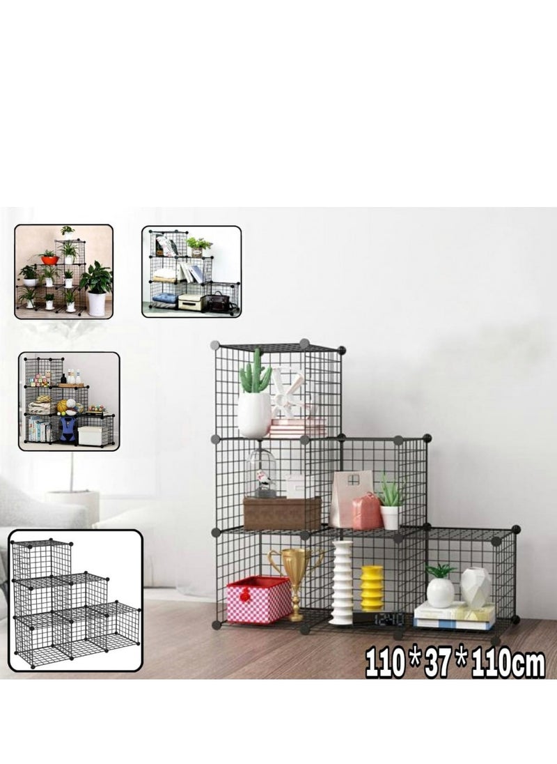 Generic 6-Cube Wire Storage Cubes - Versatile and Customizable Organizer  - Image 1