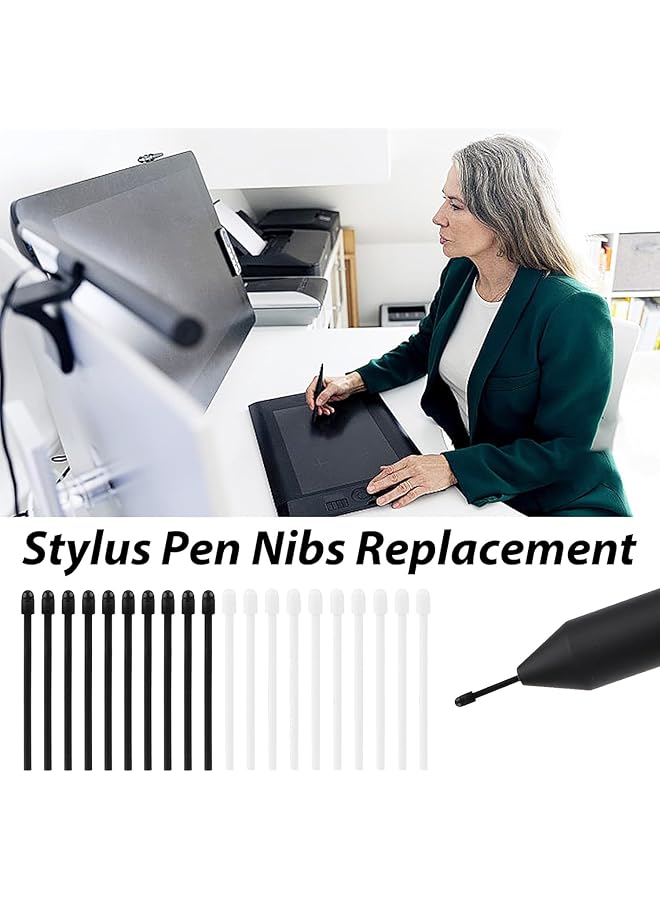erorex 20Pcs Stylus Pen Nibs Marker Pen Nibs With 4Pcs Removal Tool Maker Pen Tip Replacement Stylus Nib Painting Writing Accessories For Remarkable 2 Remarkable Maker Plus  - Image 5