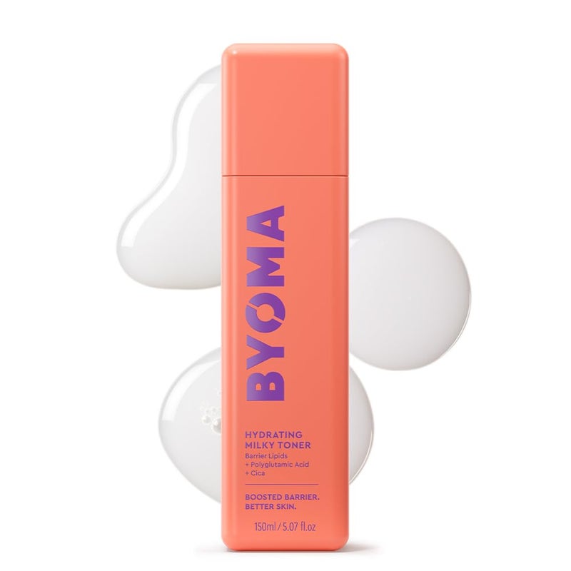 BYOMA Hydrating Milky Toner - Dewy, Ultra Hydrating Toner for Face - Soothes Skin, Locks in Moisture, Reduces Redness - Barrier Repair - 5.07 fl oz - Image 1