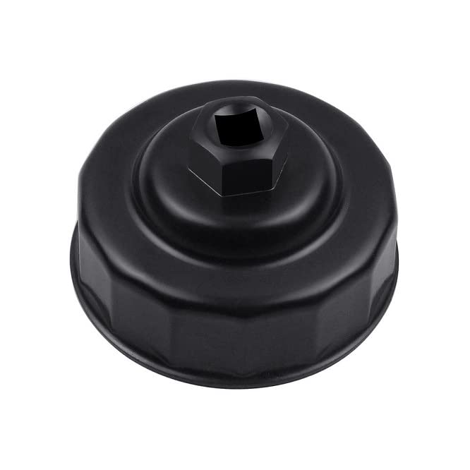 Shonee 75.6mm 14Flutes Oil Filter Wrench for Mazda,Ford,Toyota,Mazda3,Mazda5,Mazda6,Ford Fusion,Mercury Milan. Oil Filter Cap Socket Removal Tool - Image 3