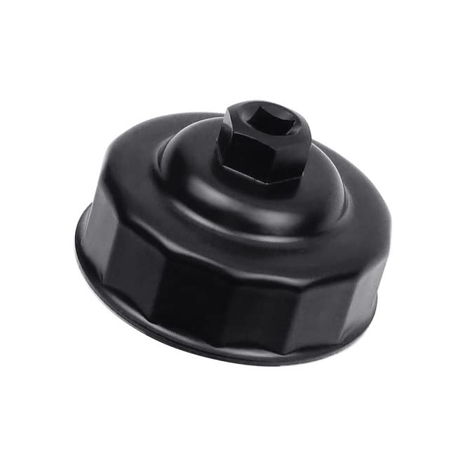 Shonee 75.6mm 14Flutes Oil Filter Wrench for Mazda,Ford,Toyota,Mazda3,Mazda5,Mazda6,Ford Fusion,Mercury Milan. Oil Filter Cap Socket Removal Tool - Image 1