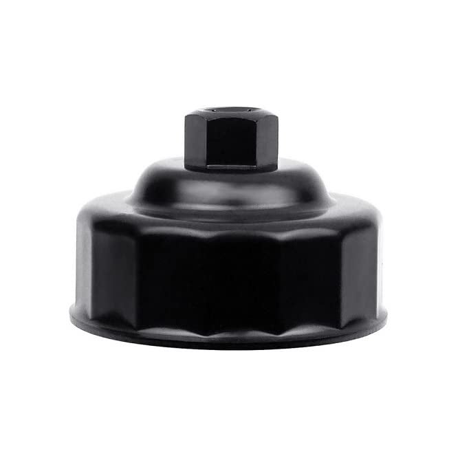 Shonee 75.6mm 14Flutes Oil Filter Wrench for Mazda,Ford,Toyota,Mazda3,Mazda5,Mazda6,Ford Fusion,Mercury Milan. Oil Filter Cap Socket Removal Tool - Image 4