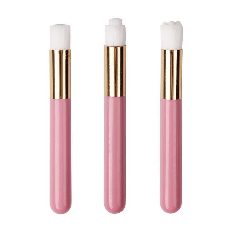 Solid Wood Nasal Wash Brush To Clean Pores, Makeup Brush, Nose Shadow Brush, Cleansing Flat Brush, Wood Color Small Nose Brush, Blackhead Removal Brush - Image 3