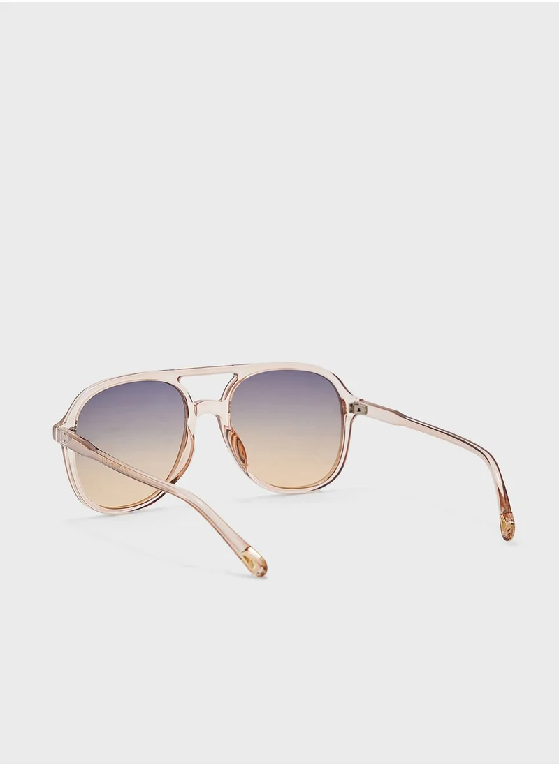 ELLA Oversized Retro Aviators
