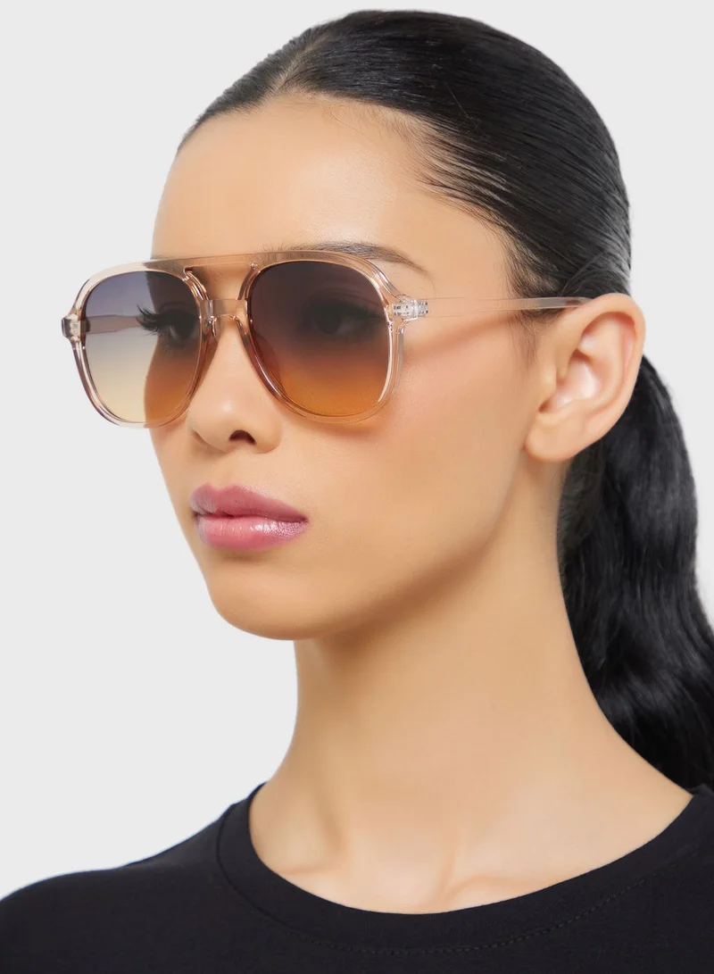 ELLA Oversized Retro Aviators
