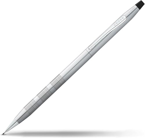 Cross Classic Century Refillable Pencil Presented in a Luxury Gift Box - Medium Point, Black Ink, Satin Chrome - Image 1