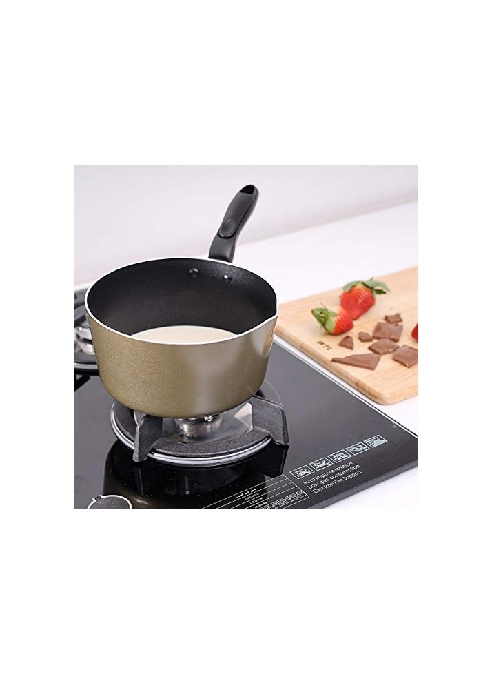 erorex - Non-Stick Milk Pan – 14cm/1 Litre Saucepan – Pouring Spout with Ergonomic Handle - Tea Pan Saucepan Milk Pot – Ideal as Coffee pot - Image 1