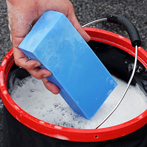 Automaze Car wash sponge car wipe car high density super absorbent sponge block (Set of 2 Pc) - Image 2