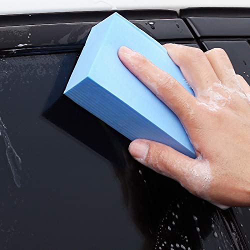 Automaze Car wash sponge car wipe car high density super absorbent sponge block (Set of 2 Pc) - Image 5