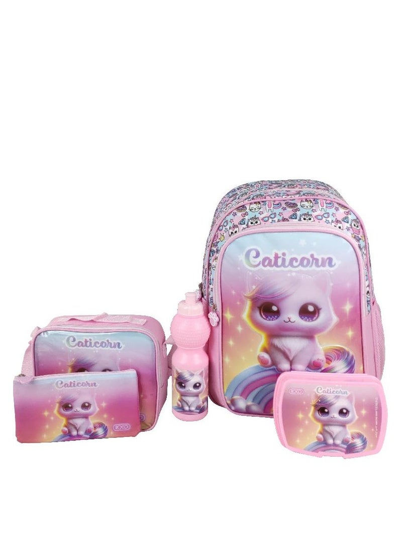 ROCO Cat 5-in-1 Value Set Backpack with Accessory