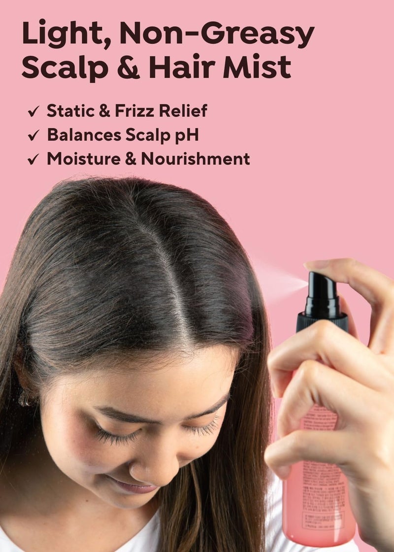 A'PIEU Raspberry Vinegar Hair Mist - Instant Hydration & Nourishing Spray for Smooth, Shiny, Frizz-Free Hair, Long-Lasting Hair Perfume with Refreshing Floral Scent, Non-Sticky Finish. Korean Hair Care (3.55 fl oz) - Image 3