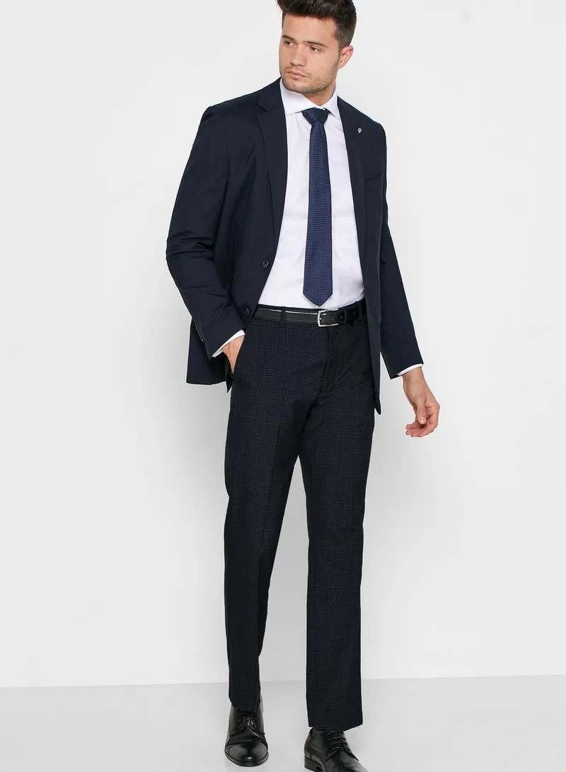 Tm Lewin Cutaway Collar Oxford Cutaway Double Cuff Slim Fit Shirt