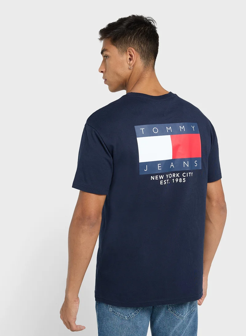 تومي جينز Logo Print T-Shirt