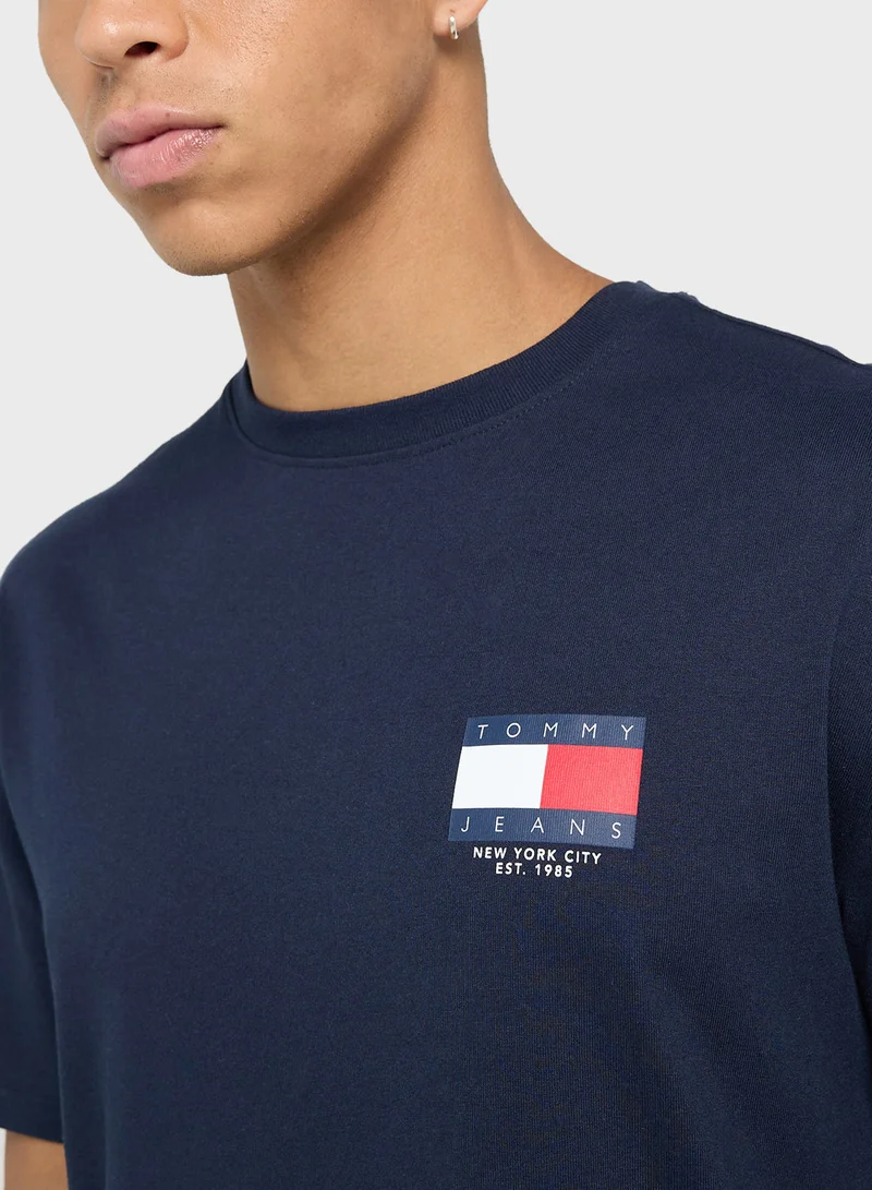 تومي جينز Logo Print T-Shirt