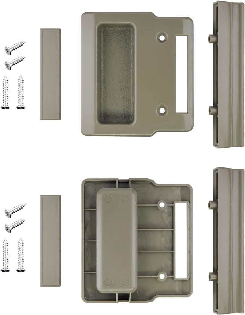 WFCYX Stone Screen Hardware Kit for Andersen Doors, Fits Andersen A-Series Gliding & Hinged Patio Doors, Frenchwood, Narroline, Perma-Shield, Two/Three-Panel Series Doors Manufactured from 1982 to Present - Image 1