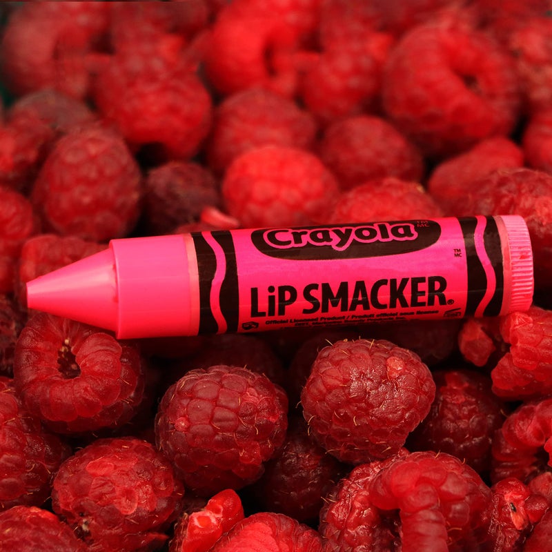 Lip Smacker Crayola Lip Balm Party Pack - 8 Moisturizing Lip Balms, Cotton Candy, Orange, Sherbert, Watermelon, Berry, Apple, Banana, Hydrating & Protecting - Cruelty-Free - Image 3
