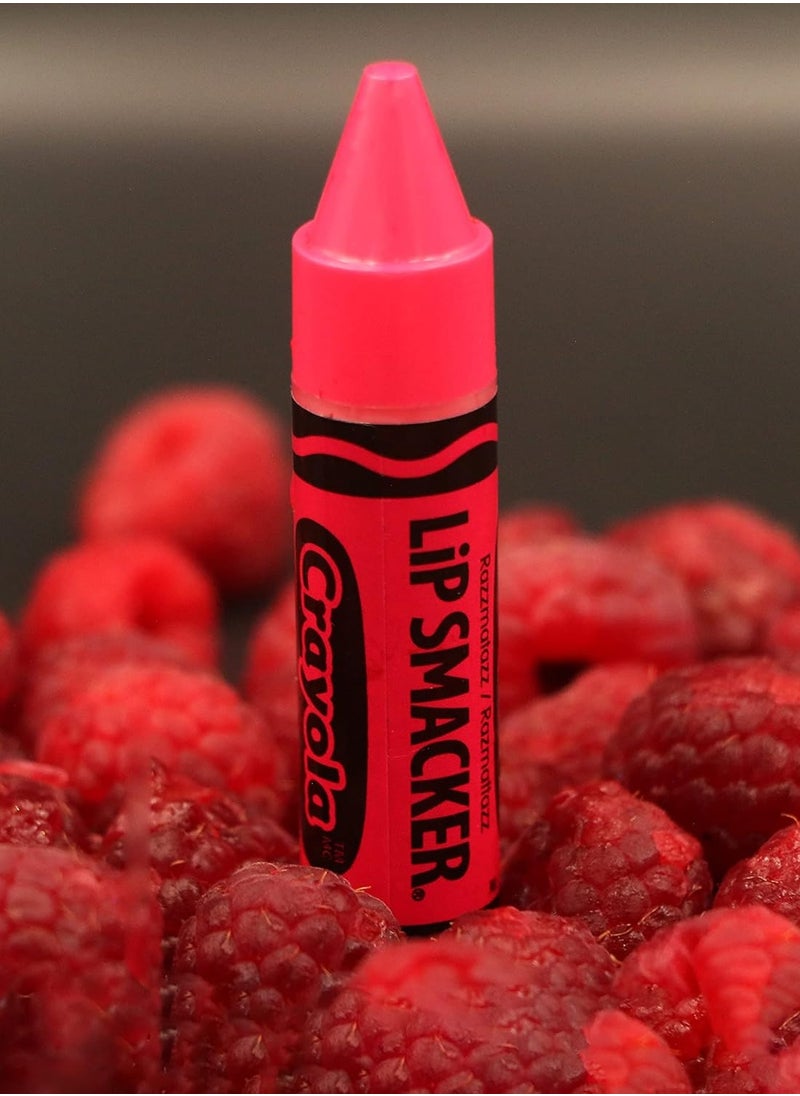 Lip Smacker Lip Smacker Crayola Lip Balm Party Pack - 8 Moisturizing Lip Balms, Cotton Candy, Orange, Sherbert, Watermelon, Berry, Apple, Banana, Hydrating & Protecting - Cruelty-Free  - Image 4