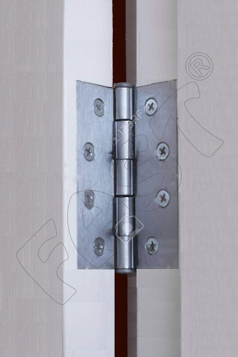 FAST مفصلات أبواب 4 قطع من الفولاذ المقاوم للصدأ 202 الفاخرة 4 بوصة 4x1x1 بوصة 100x25x25 مم ملحومة بمختلف السماكات لأي نوع من الأبواب سماكة 175 مم - Image 5