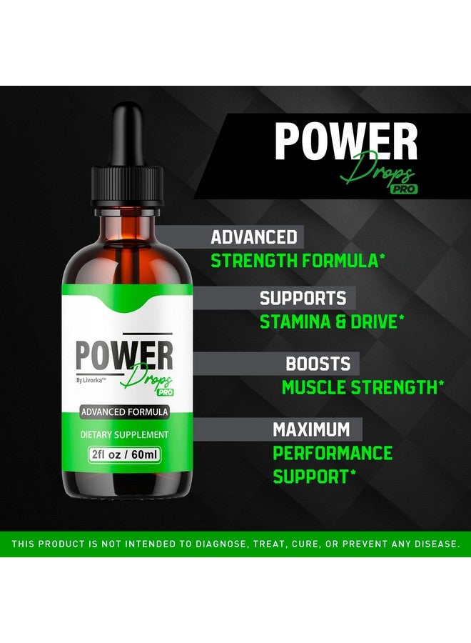 LIVORKA (2 Pack) Power Drops Pro - Official Power Drop for Men, Max Advanced Formula, All Natural Drops for Men, PowerDrops Pro for Overall Well-Being, 2 Bottles for 2 Months - Image 2
