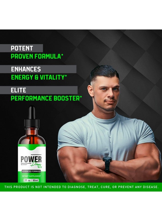 LIVORKA (2 Pack) Power Drops Pro - Official Power Drop for Men, Max Advanced Formula, All Natural Drops for Men, PowerDrops Pro for Overall Well-Being, 2 Bottles for 2 Months - Image 3