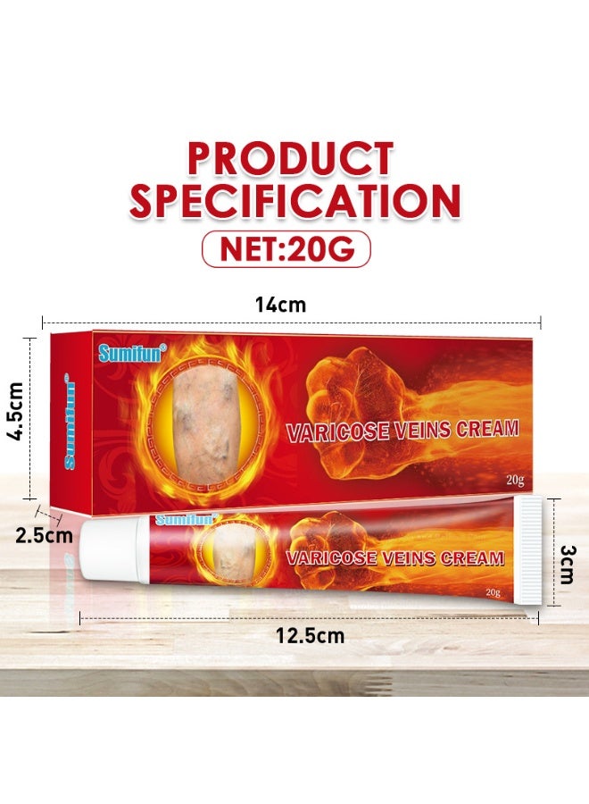 Sumifun Varicose Veins Cream,Varicose Veins Cream for Legs, Varicose & Spider Veins Soothing Leg Creams - Image 5