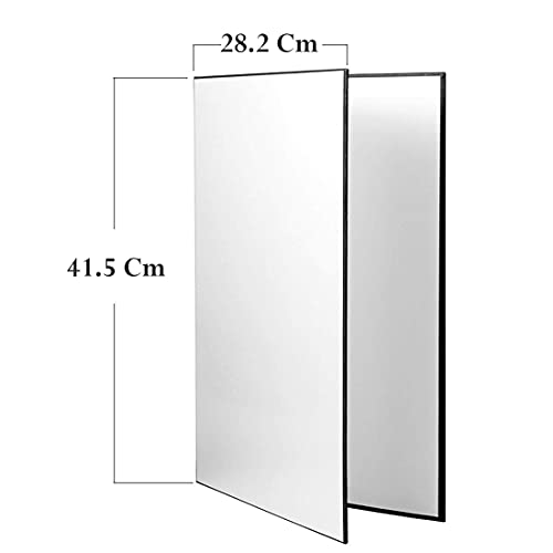 STORE 2508 Store2508 3 in 1 Photography Reflector Background Cardboard, 17 x 12 inch Folding Light Diffuser Board for Still Life, Product and Food Photo Shooting (2 Pcs Silver) - Image 3