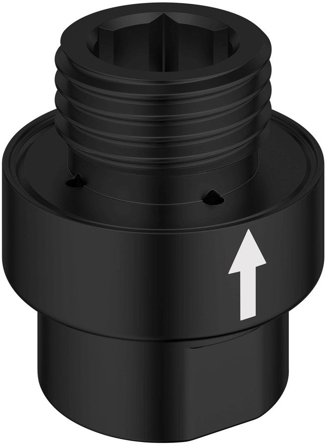 GROHE 079112430 0.5" Inline Vaccum Breaker, Matte Black - Image 1