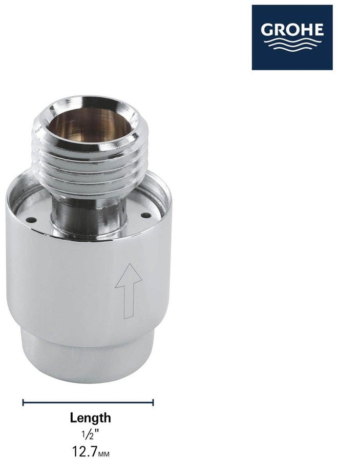 GROHE 079112430 0.5" Inline Vaccum Breaker, Matte Black - Image 2