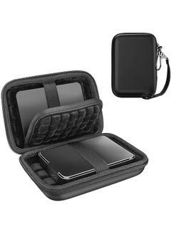 Hard Drive Case 2.5 Inch For Elements Wd My Passport Canvio Basics Seagate Backup Plus Slim Expansion 1Tb 2Tb 3Tb 4Tb Portable External Hard Drive Carrying Case Black