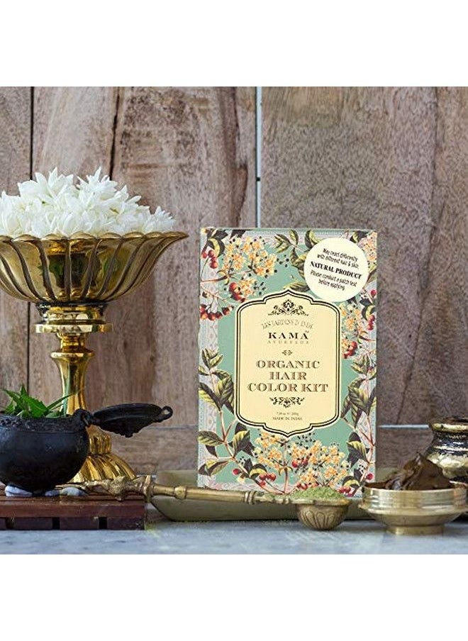 Kama Ayurveda Organic Hair Color Kit Hair Color Henna Powder And Indigo Powder 200G Multicolor (Pack Of 1 Each)  - Image 4