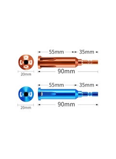PROMASS promass Wire Twister Tool for Drill ，3 Way/ 5 Way Wire Stripping Tool Compatible with 6/7/ 8/9/ 10 Awg Wire Wire Twisting Tool  - Image 3
