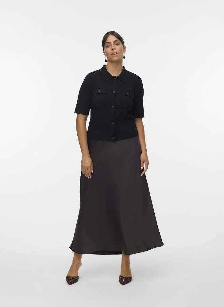 VERO MODA  Vmgold Short Sleeve Collar Cardigans for Women | Best Price UAE