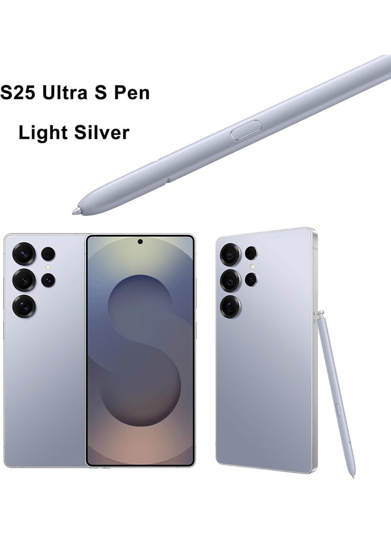 تبديل قلم S Pen ديال Galaxy S25 Ultra لقلم ستايلس ديال Samsung Galaxy S25 Ultra, تبديل قلم S25 Ultra لقلم Samsung Galaxy S25 Ultra 5G 6.9 ف جميع النسخ, EJ-PS938BBEGUJ (فضي خفيف) - Image 3