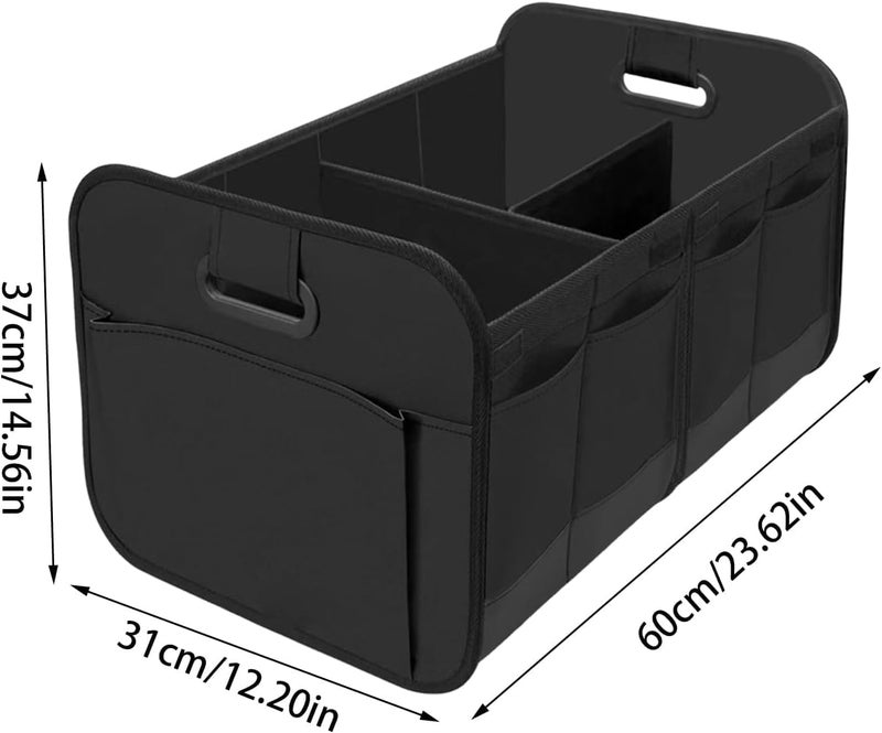 Car Trunk Storage Box, Anti-Skid Cargo Compartment Organiser, Suitable for Cars, Trucks, SUVs, RVs, Camping Trips, Road Trips, Commuting - Image 3
