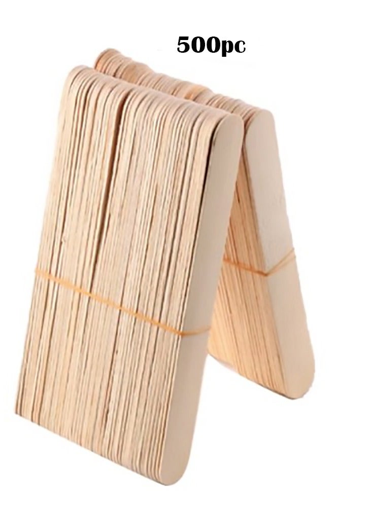 ملعقة شمع خشبية كبيرة الحجم، 500 قطعة