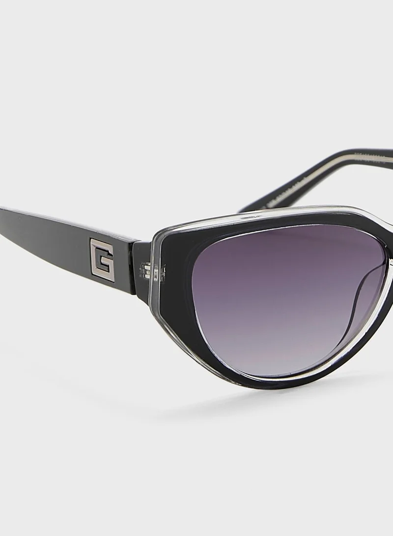 GUESS Gradient Butterfly Sunglasses