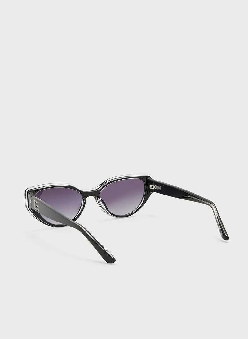 GUESS Gradient Butterfly Sunglasses