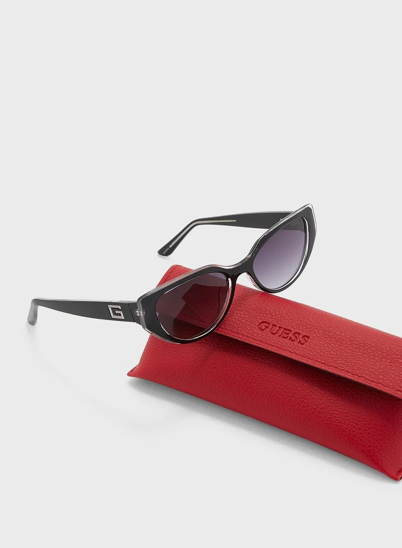 GUESS Gradient Butterfly Sunglasses