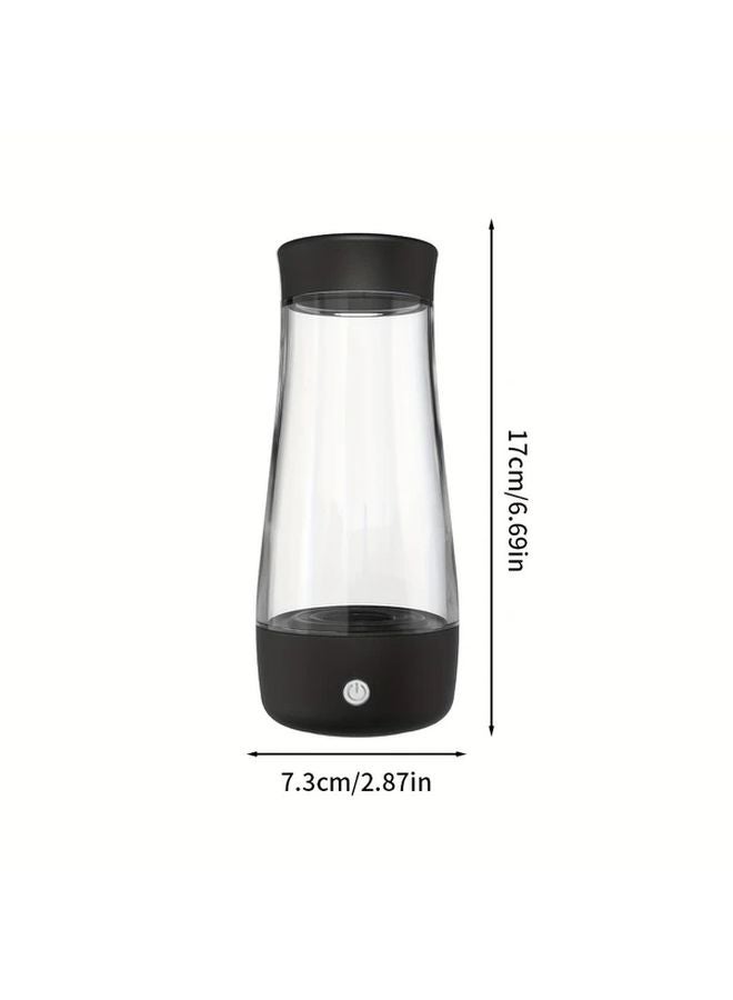 2025 Model 320ML Black Portable Hydrogen Water Cup SPE PEM Technology USB Charging - Image 4