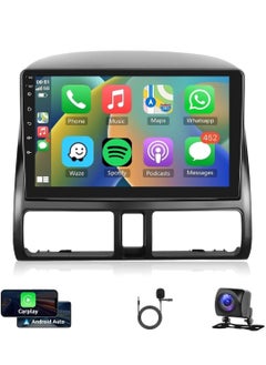 RAYMOS Android Car Stereo For Honda CRV 2002-2006 Support Apple Carplay Android Auto Wireless Bluetooth USB DSP AHD Camera Included IPS Touch Screen  - Image 1