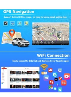 RAYMOS Android Car Stereo For Honda CRV 2002-2006 Support Apple Carplay Android Auto Wireless Bluetooth USB DSP AHD Camera Included IPS Touch Screen  - Image 5