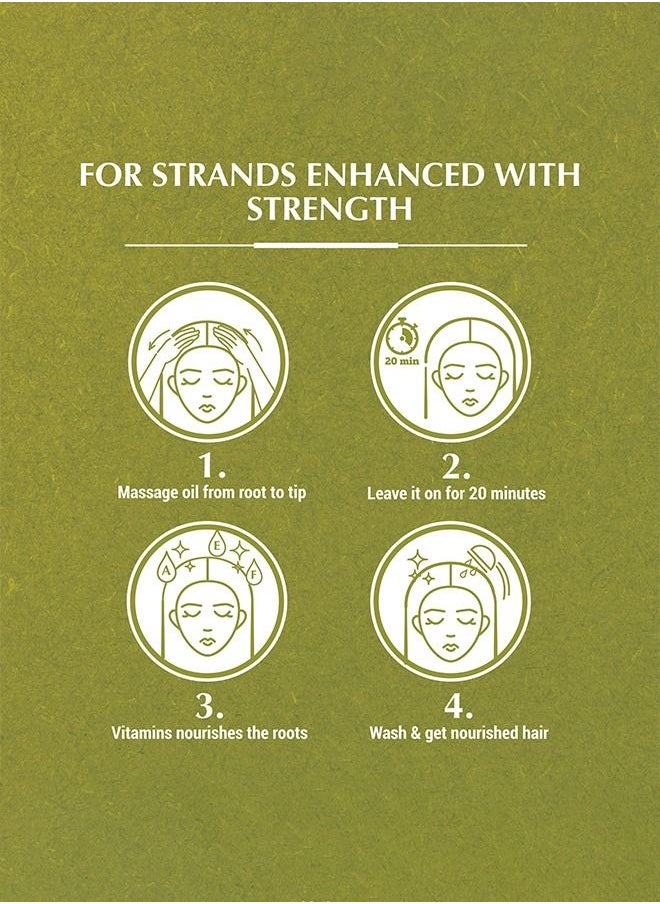 Vatika Naturals - Vatika Naturals Olive Enriched Hair Oil | Almond & Vitamin E | Nourishes & Protects For All Hair Types - 200 ml - Image 1