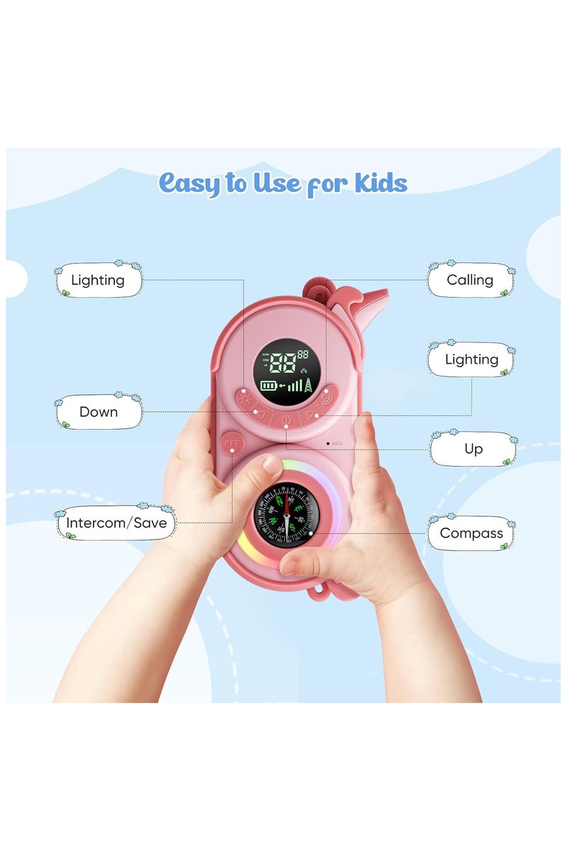 BlueFire Kids Adventure Walki Talky Toy M13 – 2 Pack Rechargeable Pretend-Play Light & Sound Exploration Set 🎮🧭🔋 | Outdoor Fun for Boys & Girls Ages 3-12 | Educational Imaginative Play Gift - Image 4