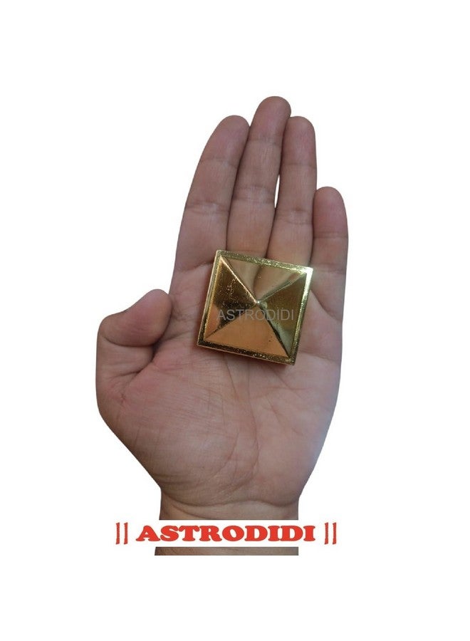 ASTRODIDI Mix Metal Three Layer 3 Stage Multi Layer Vastu Pyramid (Golden Color) - Image 4