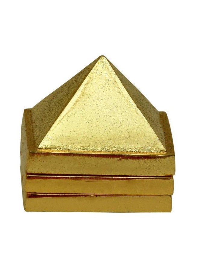 ASTRODIDI Mix Metal Three Layer 3 Stage Multi Layer Vastu Pyramid (Golden Color) - Image 3