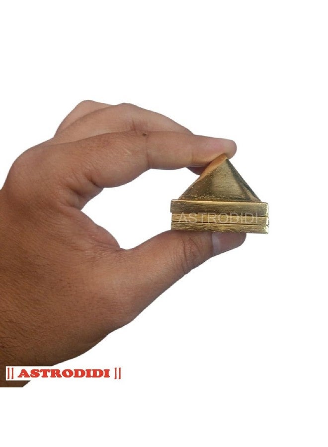 ASTRODIDI Mix Metal Three Layer 3 Stage Multi Layer Vastu Pyramid (Golden Color) - Image 5